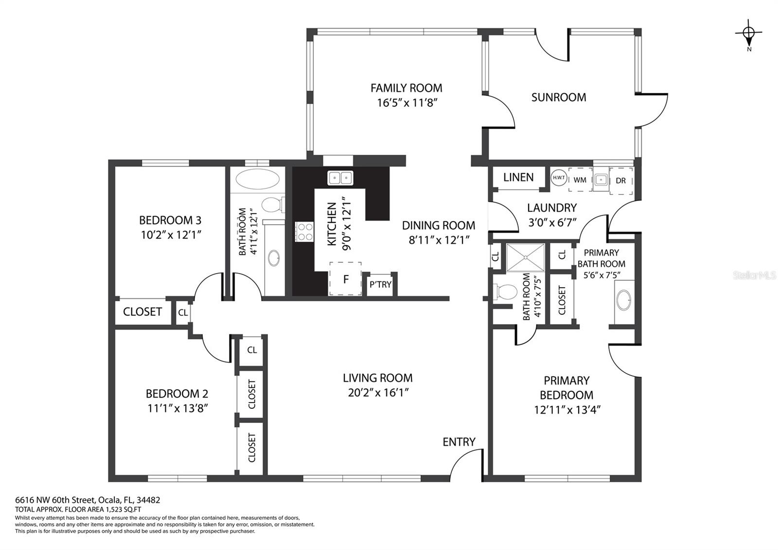 6616 NW 60TH ST, OCALA, FL, 34482
