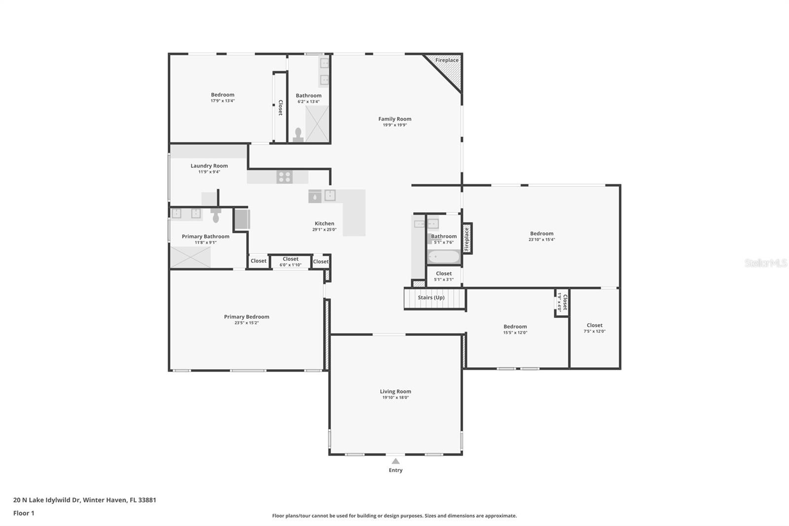 20 N LAKE IDYLWILD DR, WINTER HAVEN, FL, 33881