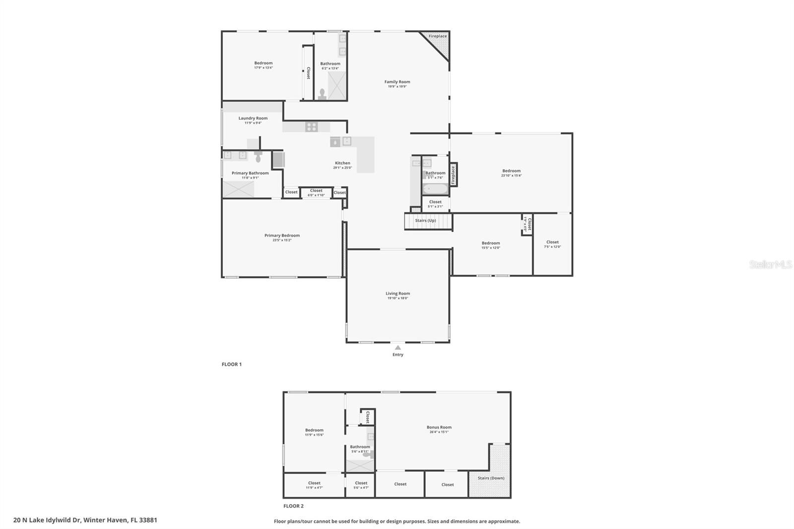 20 N LAKE IDYLWILD DR, WINTER HAVEN, FL, 33881