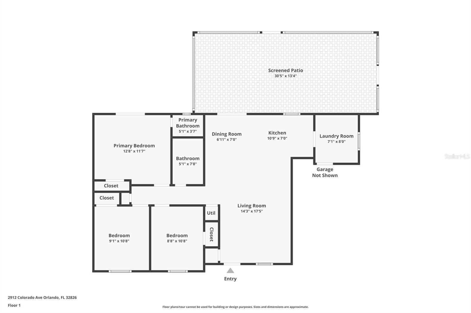 2912 COLORADO AVE, ORLANDO, FL, 32826