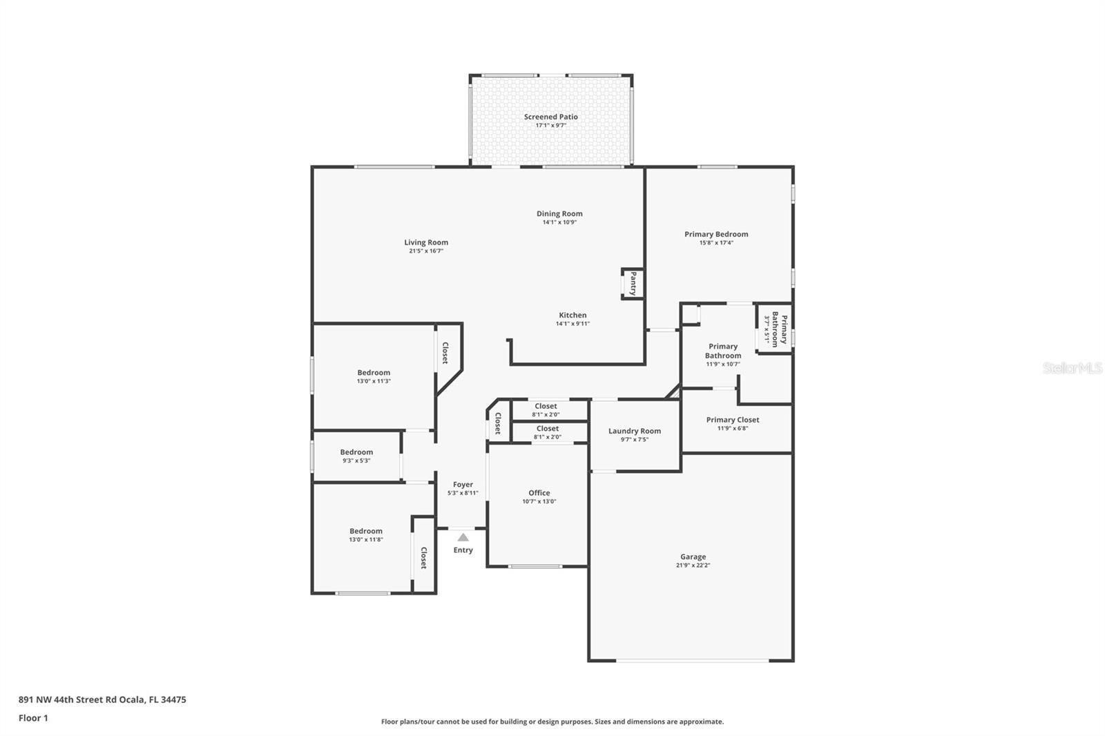 891 NW 44TH STREET RD, OCALA, FL, 34475