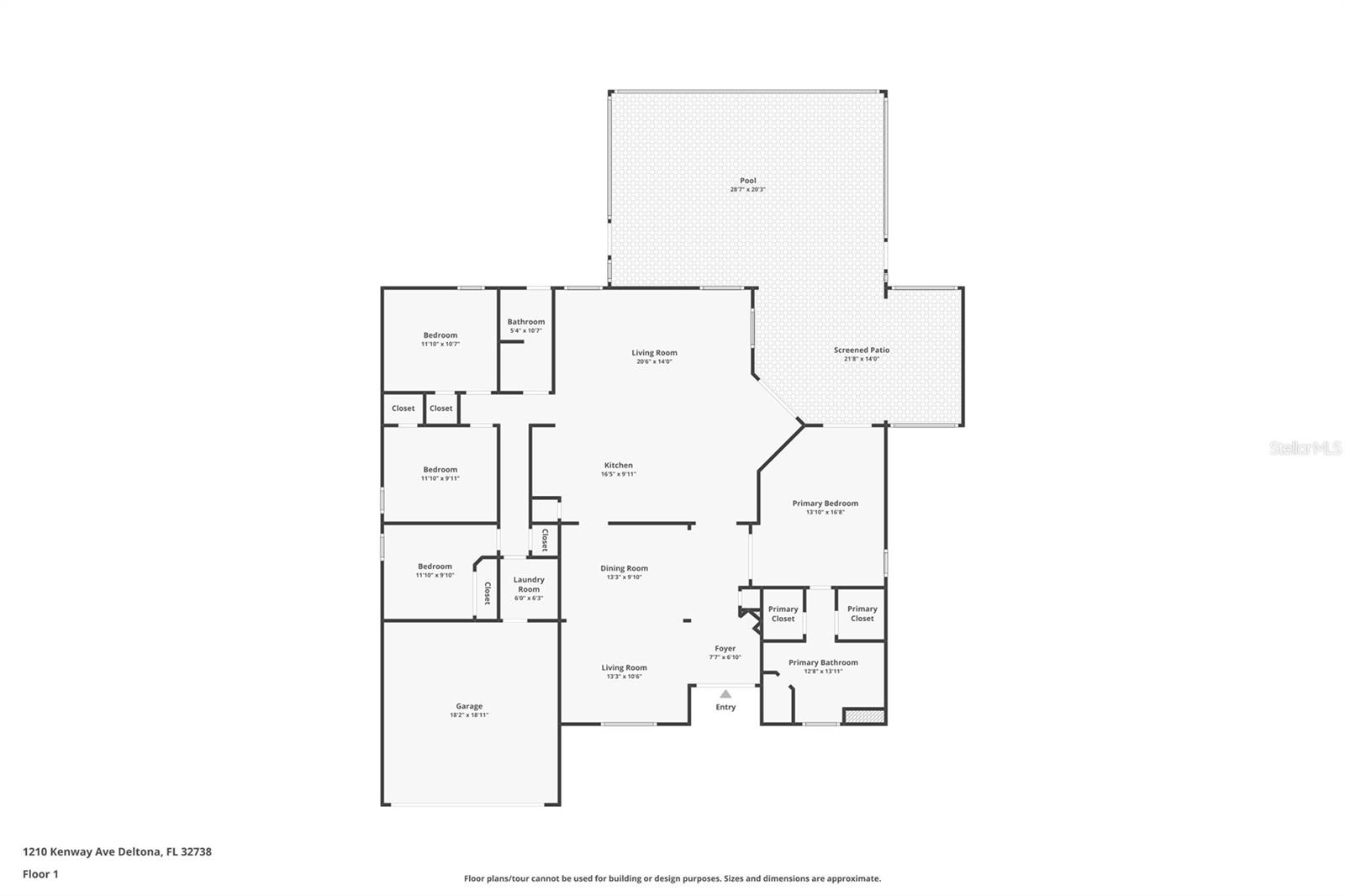 1210 KENWAY AVE, DELTONA, FL, 32738