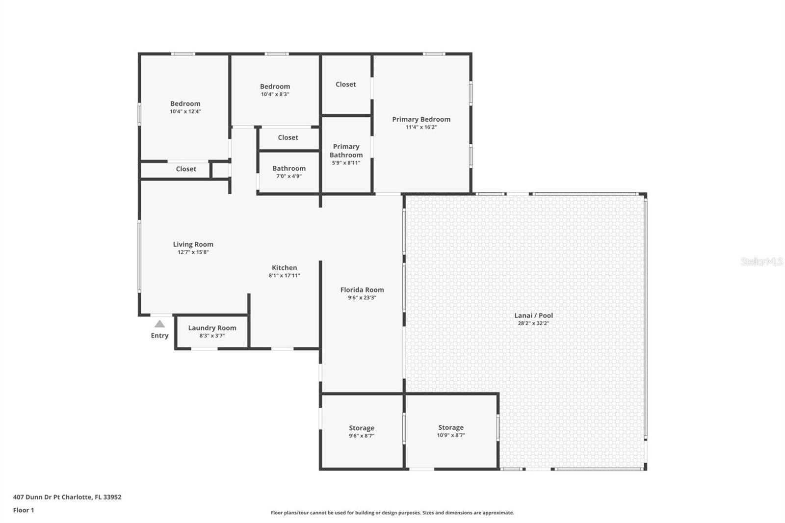 407 DUNN DR NE, PORT CHARLOTTE, FL, 33952