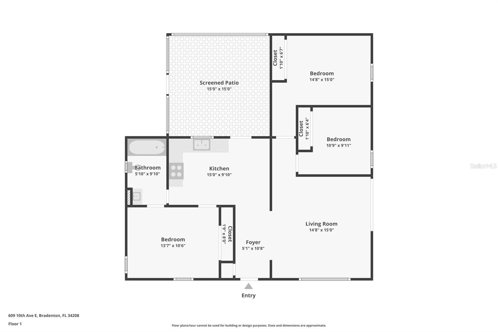 609 10TH AVE E, BRADENTON, FL, 34208
