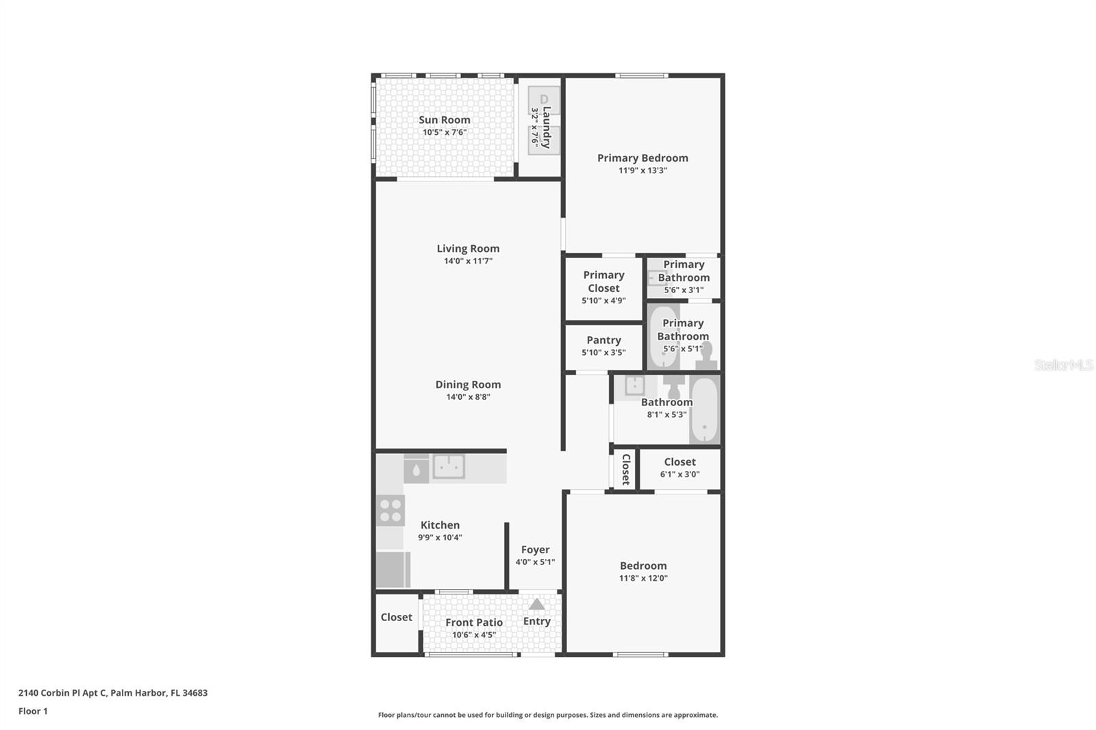 2140 CORBIN PL #C, PALM HARBOR, FL, 34683