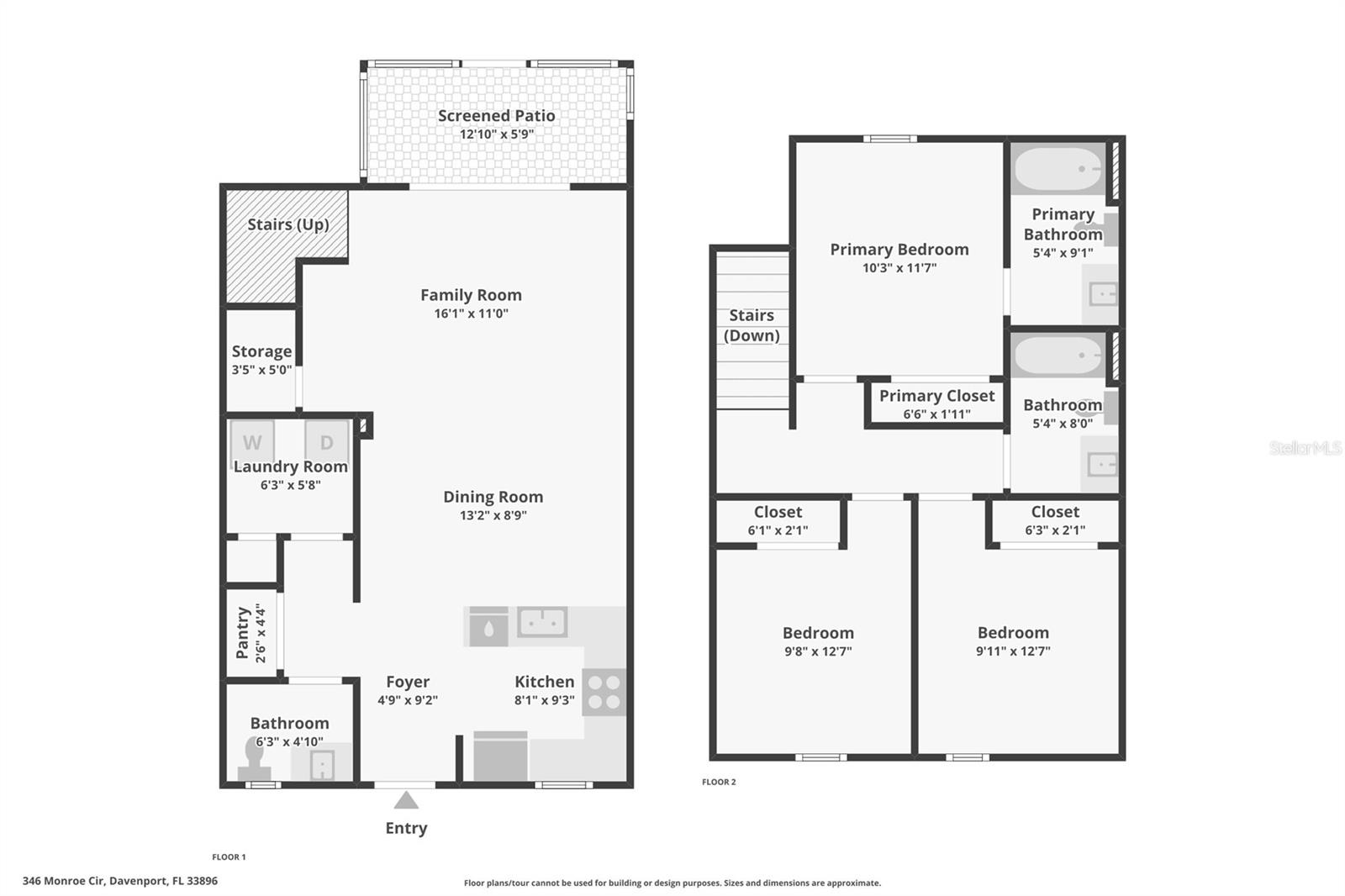 346 MONROE CIR, DAVENPORT, FL, 33896