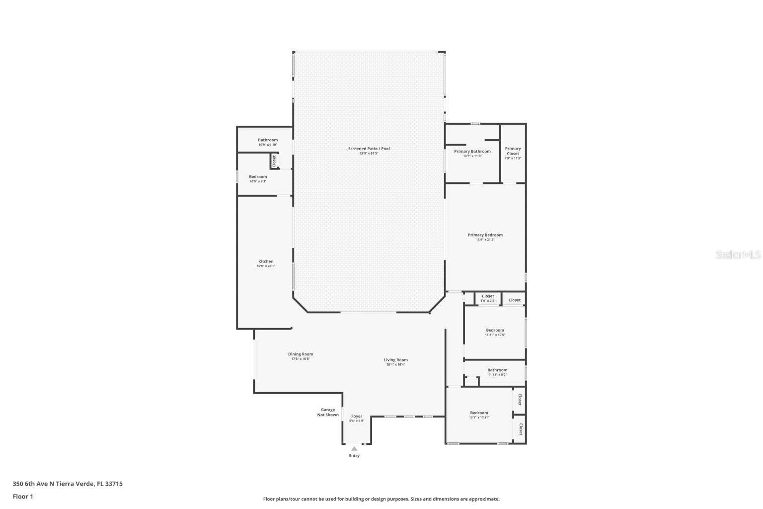 350 6TH AVE N, TIERRA VERDE, FL, 33715