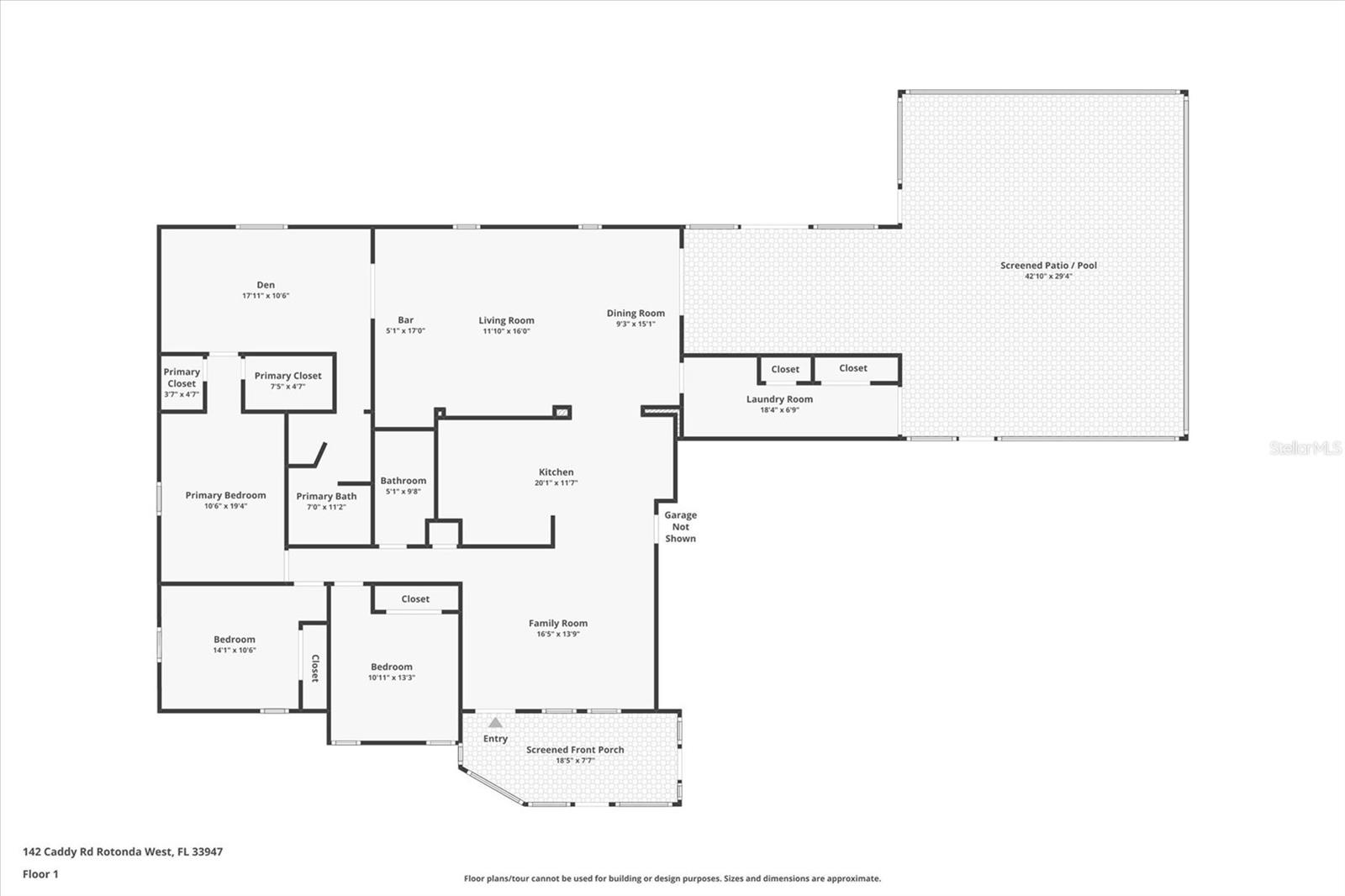 142 CADDY RD, ROTONDA WEST, FL, 33947