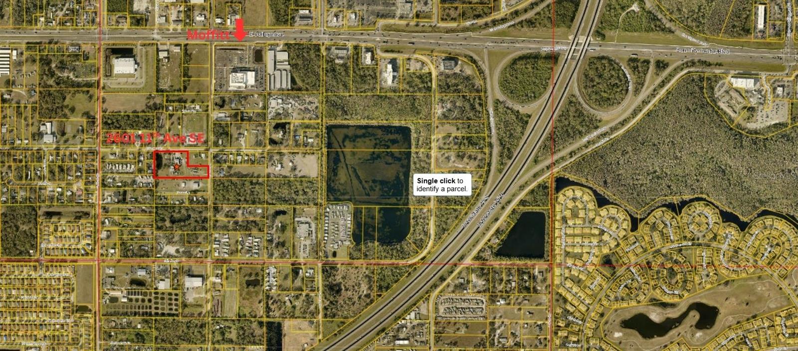 Photo showing 2601 11th Ave SE in relation to Moffitt and I-75