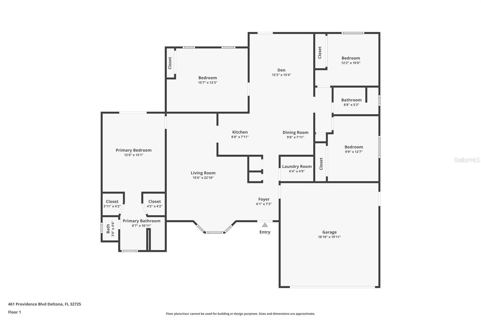 461 PROVIDENCE BLVD, DELTONA, FL, 32725
