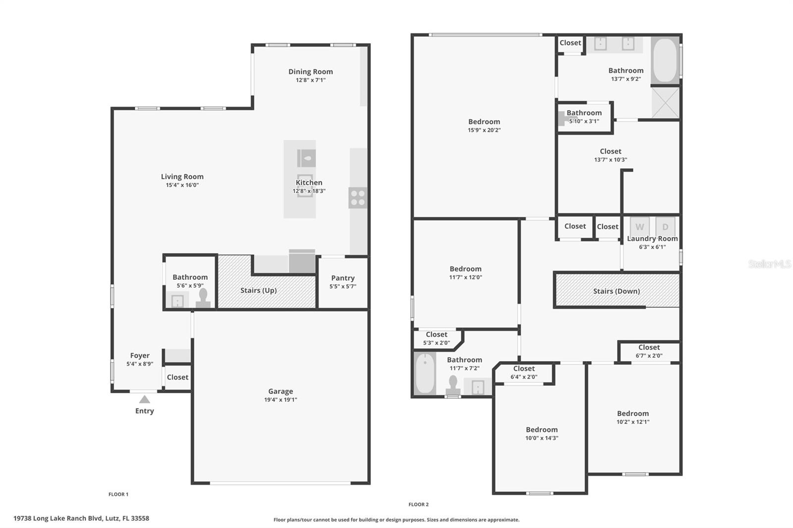 19738 LONG LAKE RANCH BLVD, LUTZ, FL, 33558