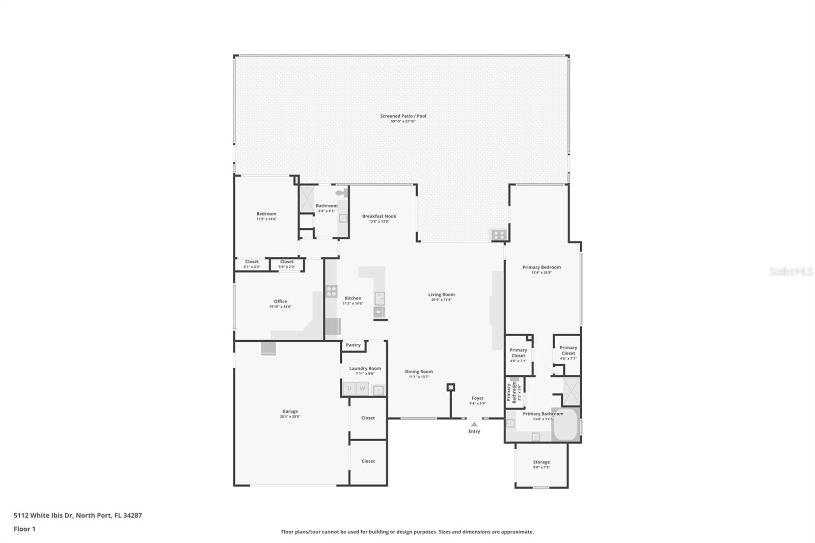 5112 WHITE IBIS DR, NORTH PORT, FL, 34287