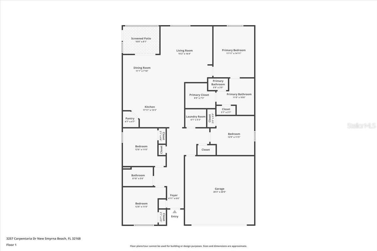 3257 CARPENTARIA DR, NEW SMYRNA BEACH, FL, 32168