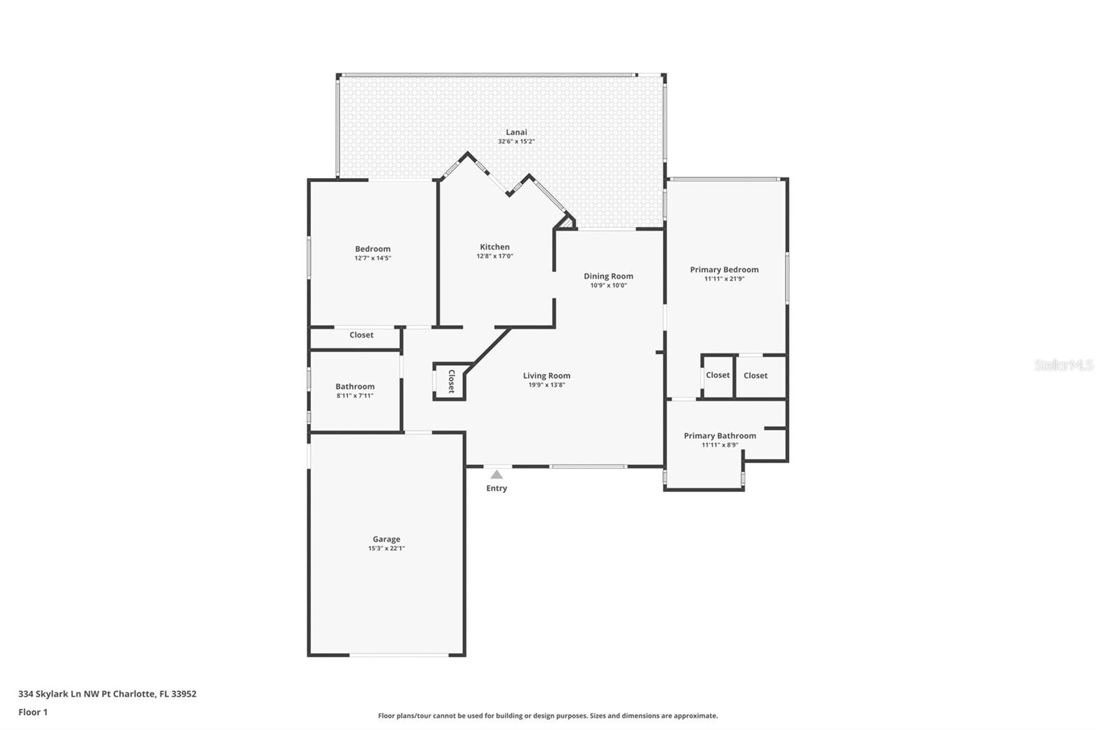 334 SKYLARK LN NW, PORT CHARLOTTE, FL, 33952
