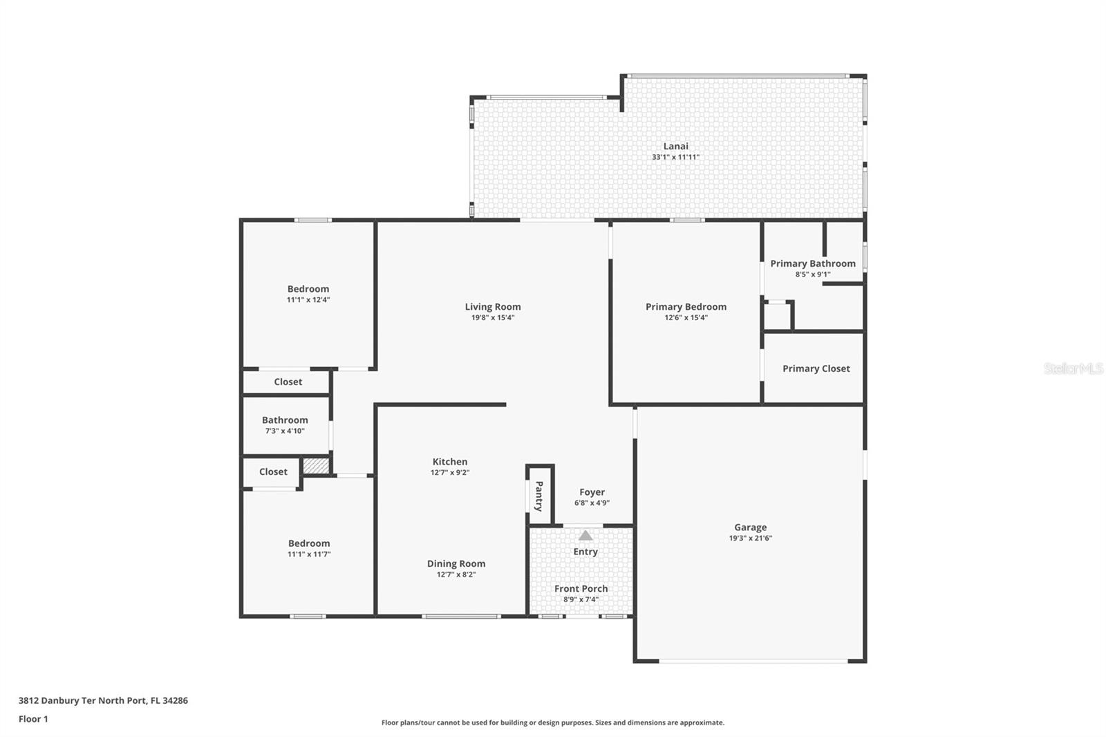 3812 DANBURY TER, NORTH PORT, FL, 34286