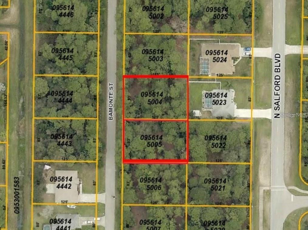 Lot 4 and 5 BAMONTE ST, NORTH PORT, FL, 34286