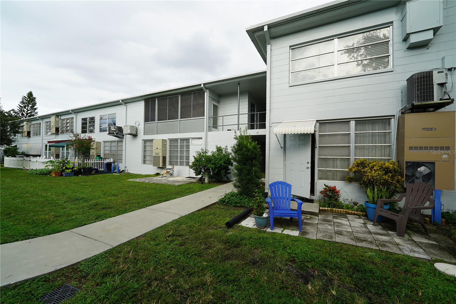 Back of the building