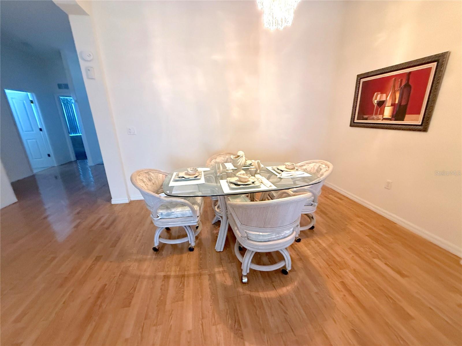 plenty of space for many guest to sit down for a meal