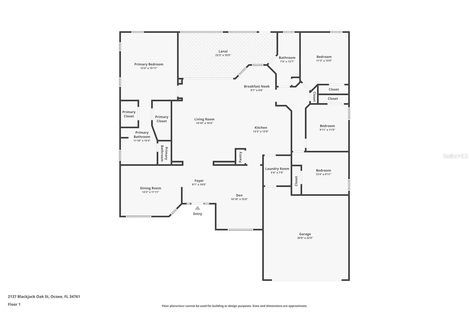 2137 BLACKJACK OAK ST, OCOEE, FL, 34761