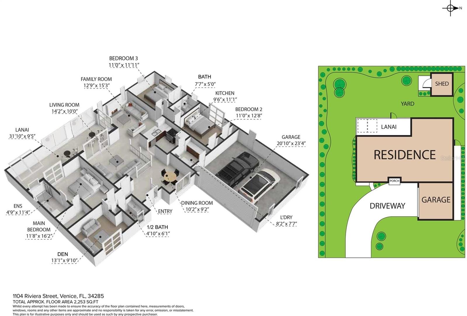 1104 RIVIERA ST, VENICE, FL, 34285