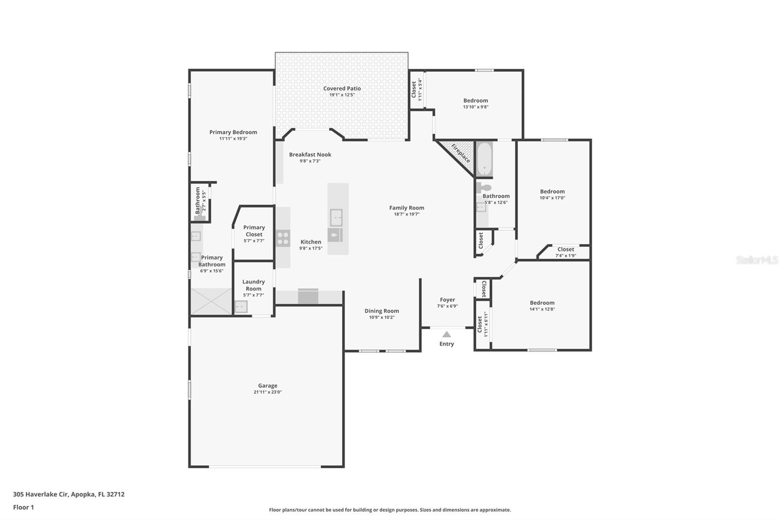 305 HAVERLAKE CIR, APOPKA, FL, 32712