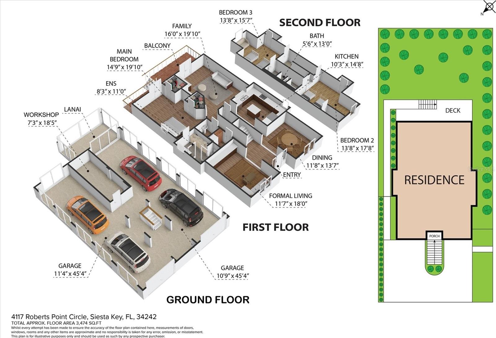 4117 ROBERTS POINT CIR, SARASOTA, FL, 34242