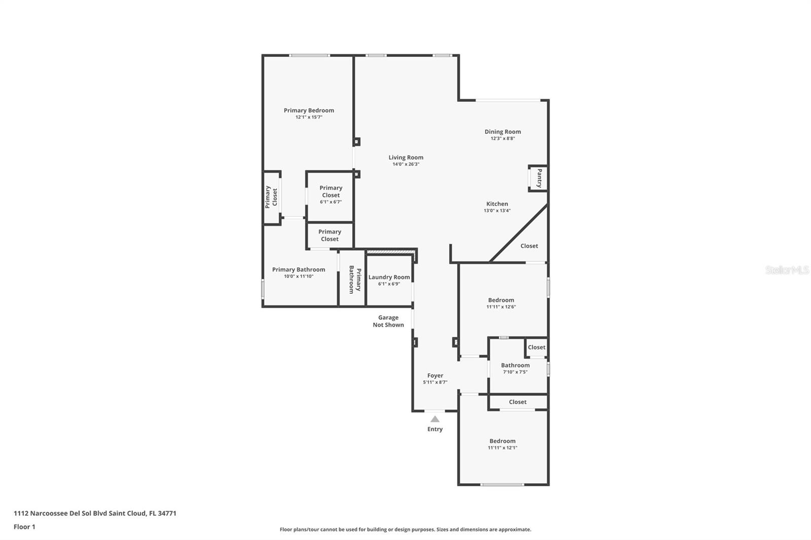 1112 NARCOOSSEE DEL SOL BLVD, ST CLOUD, FL, 34771