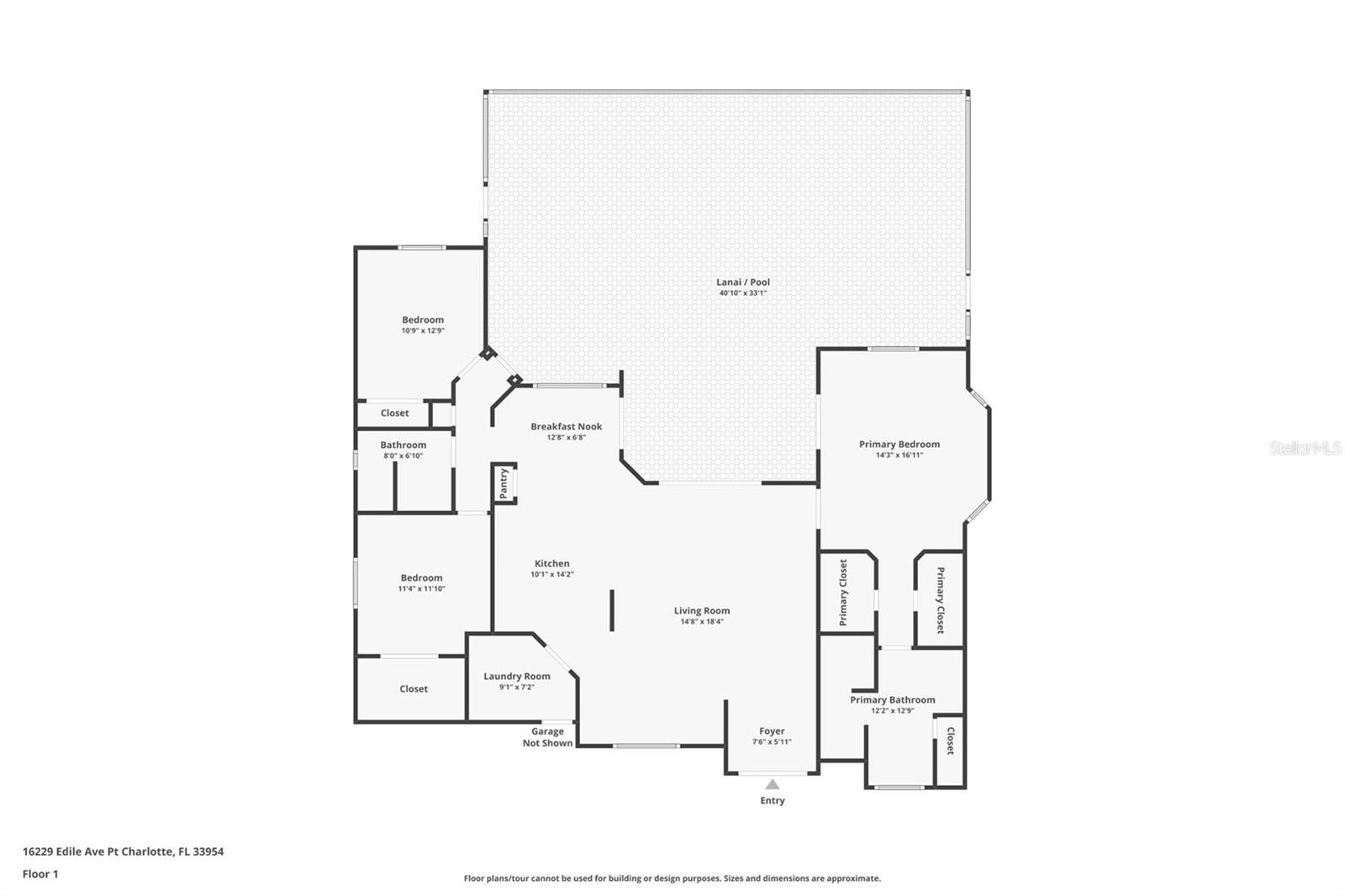 16229 EDILE AVE, PORT CHARLOTTE, FL, 33954