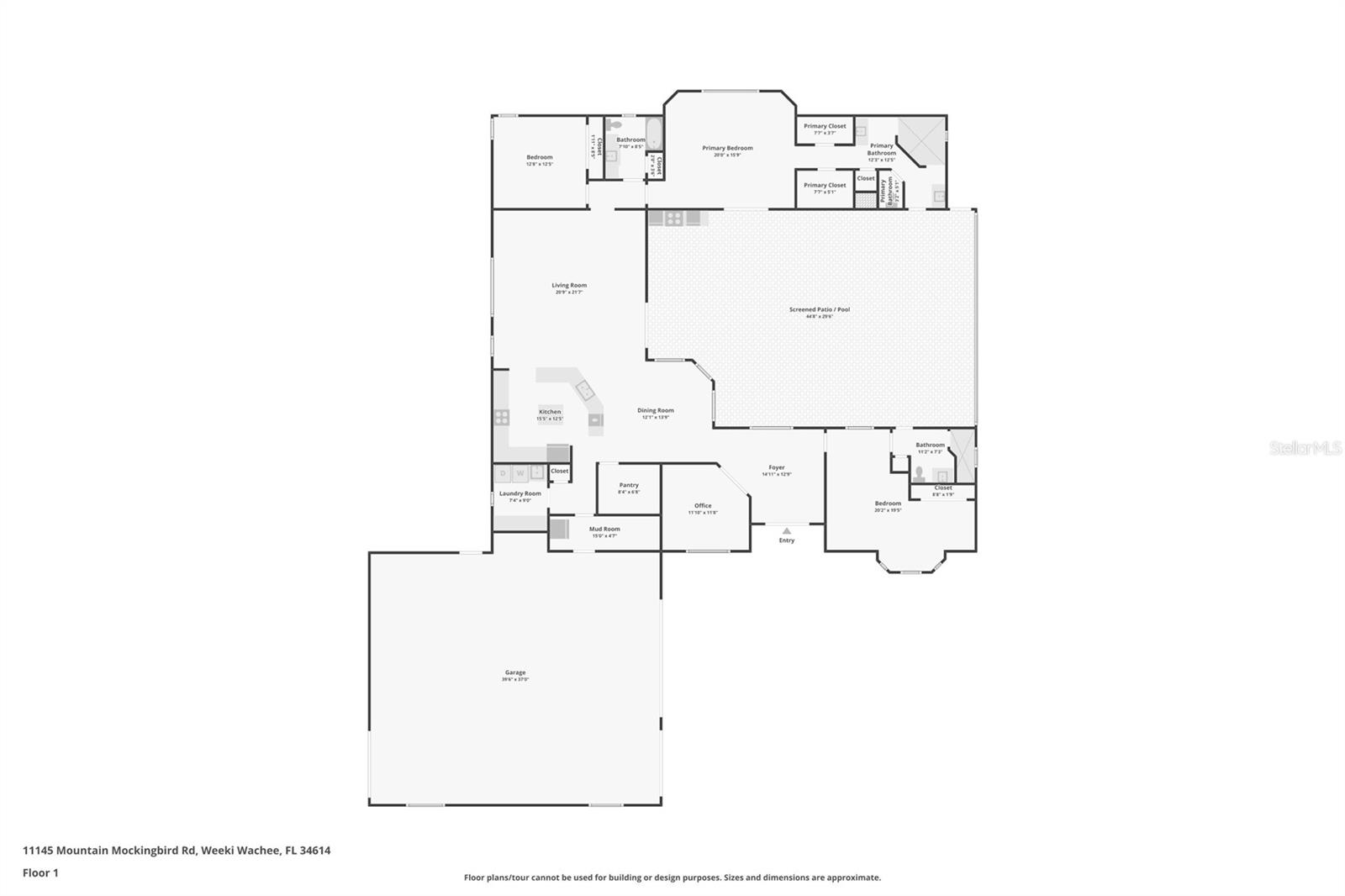11145 MOUNTAIN MOCKINGBIRD RD, WEEKI WACHEE, FL, 34614