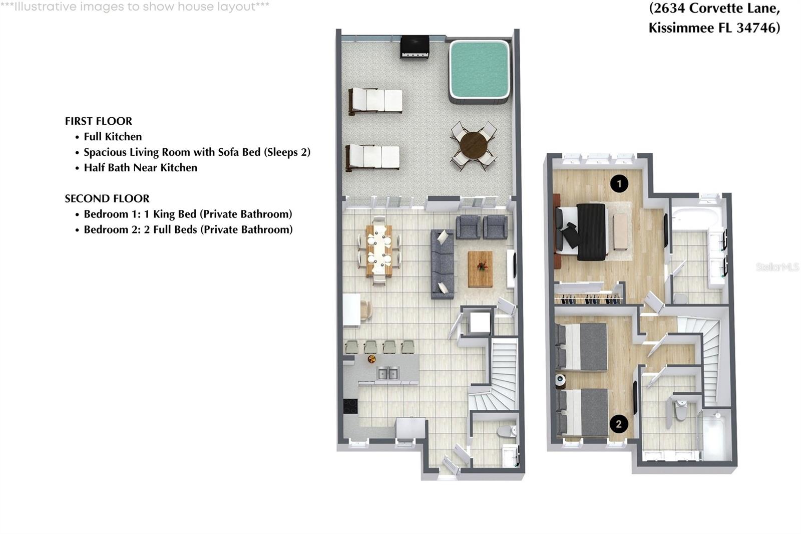 2634 CORVETTE LN, KISSIMMEE, FL, 34746