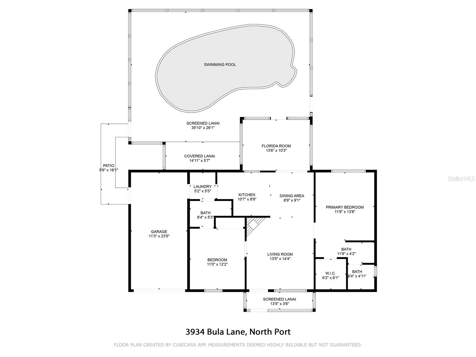 3934 BULA LN, NORTH PORT, FL, 34287