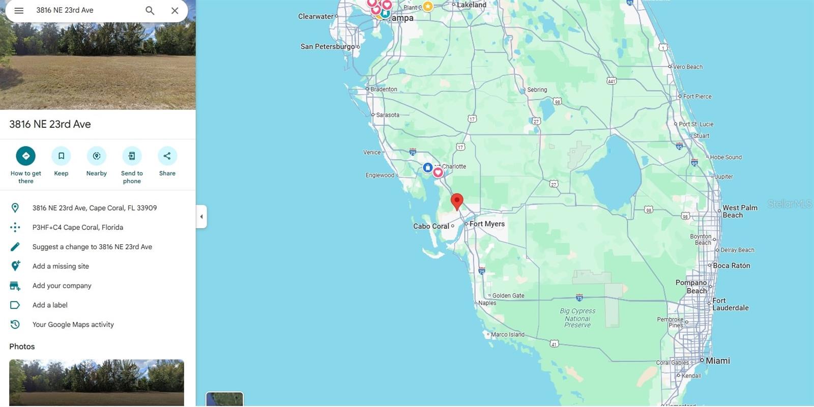 3816 NE 23RD AVE, CAPE CORAL, FL, 33909