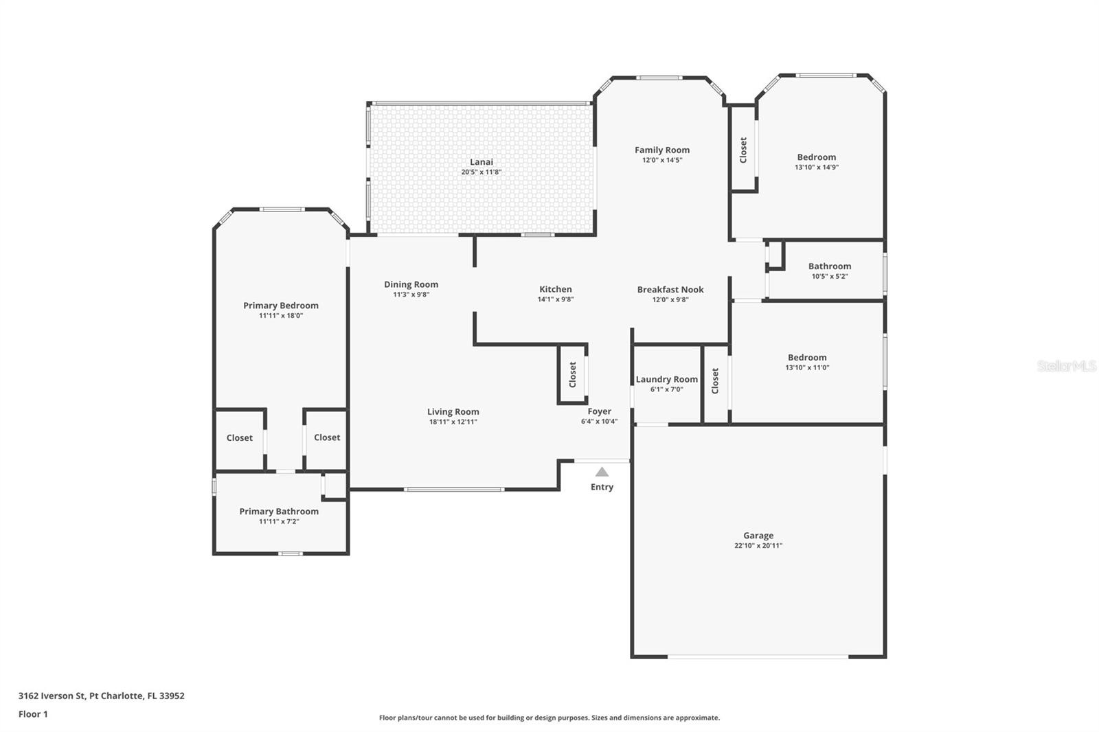 3162 IVERSON ST, PORT CHARLOTTE, FL, 33952