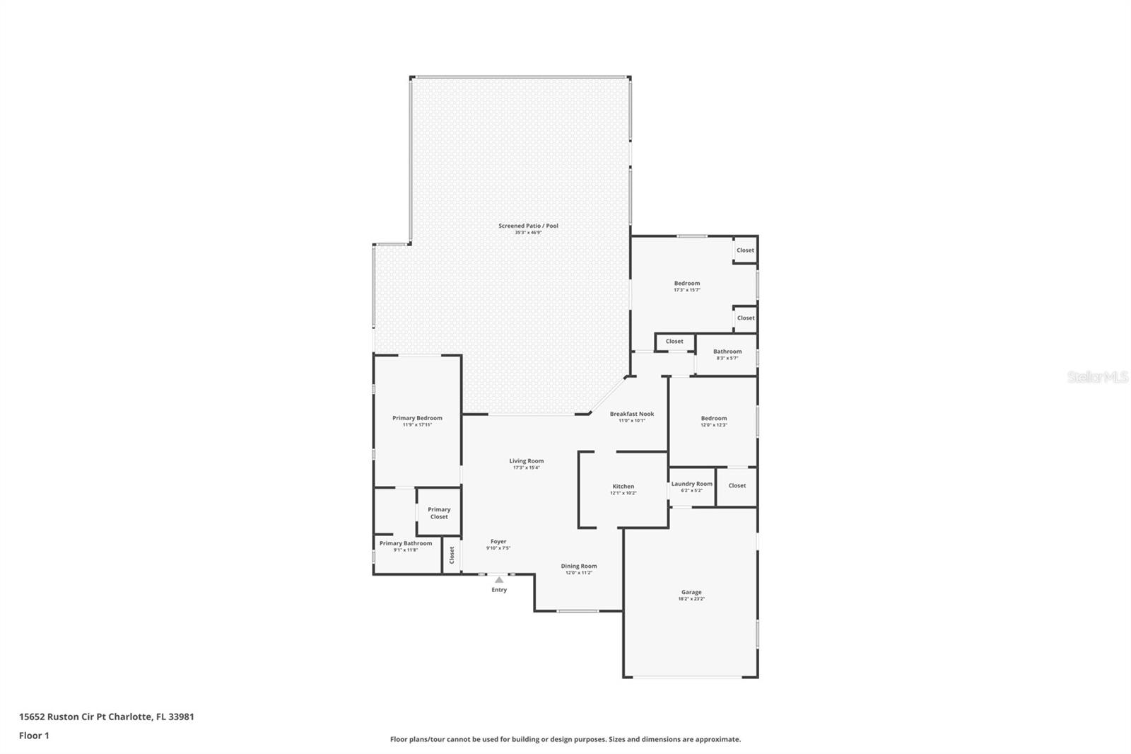 15652 RUSTON CIR, PORT CHARLOTTE, FL, 33981