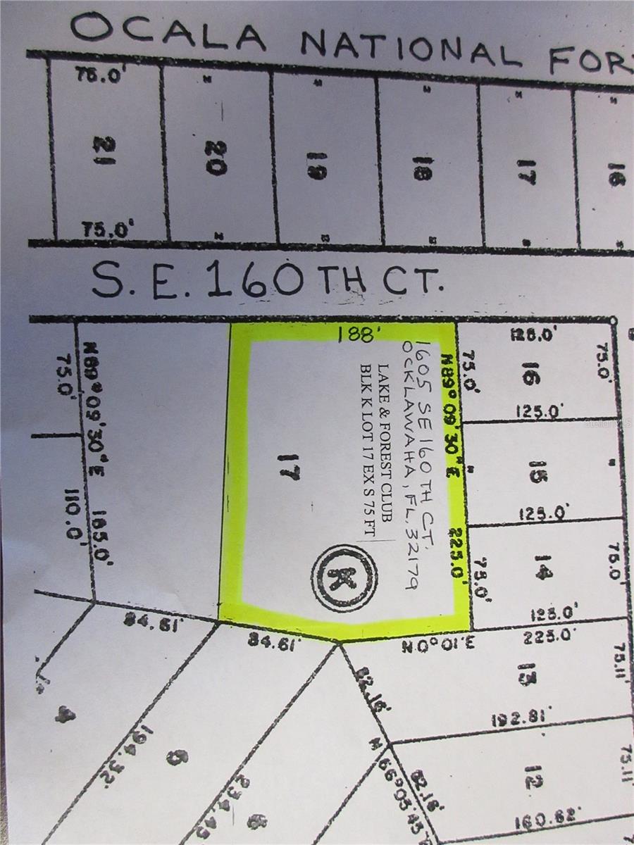 1605 SE 160TH CT, OCKLAWAHA, FL, 32179