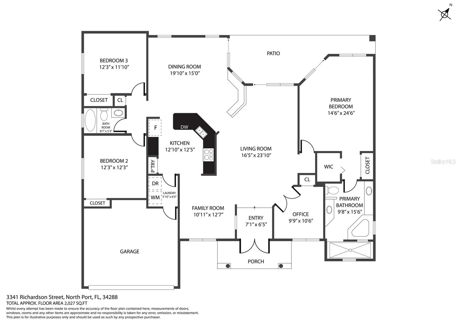 3341 RICHARDSON ST, NORTH PORT, FL, 34288