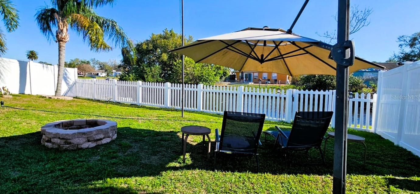Back yard with Lake View