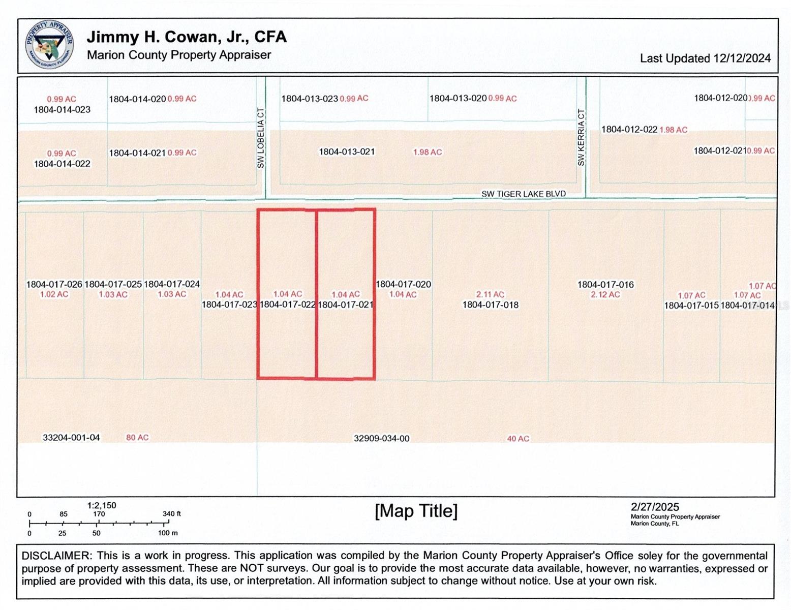 Lot 22 SW TIGER LAKE BLVD, DUNNELLON, FL, 34431