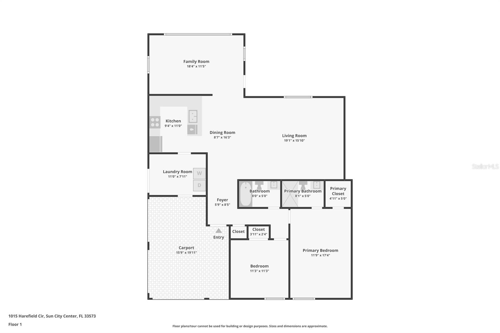 1015 HAREFIELD CIR, SUN CITY CENTER, FL, 33573