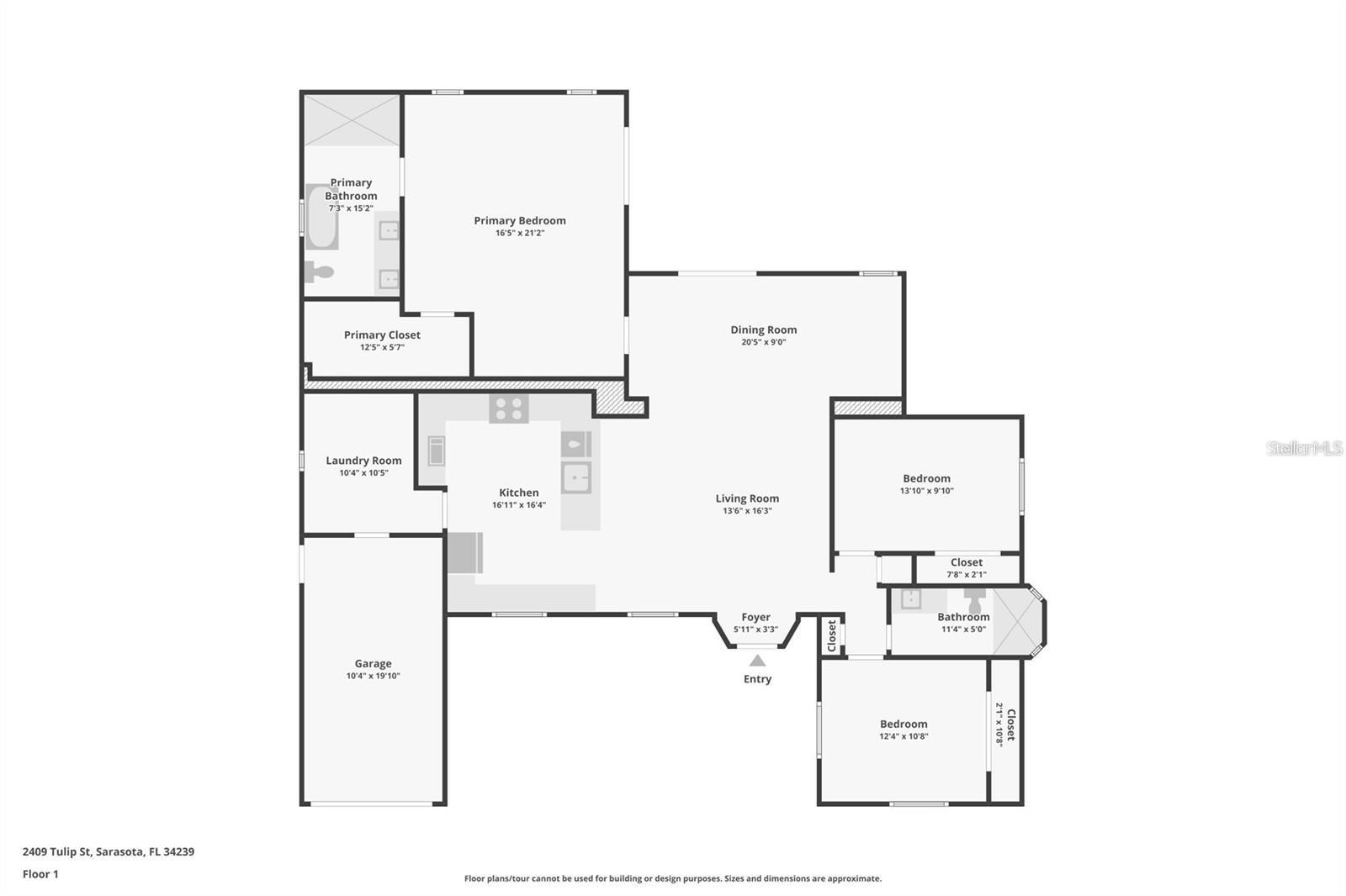 2409 TULIP ST, SARASOTA, FL, 34239