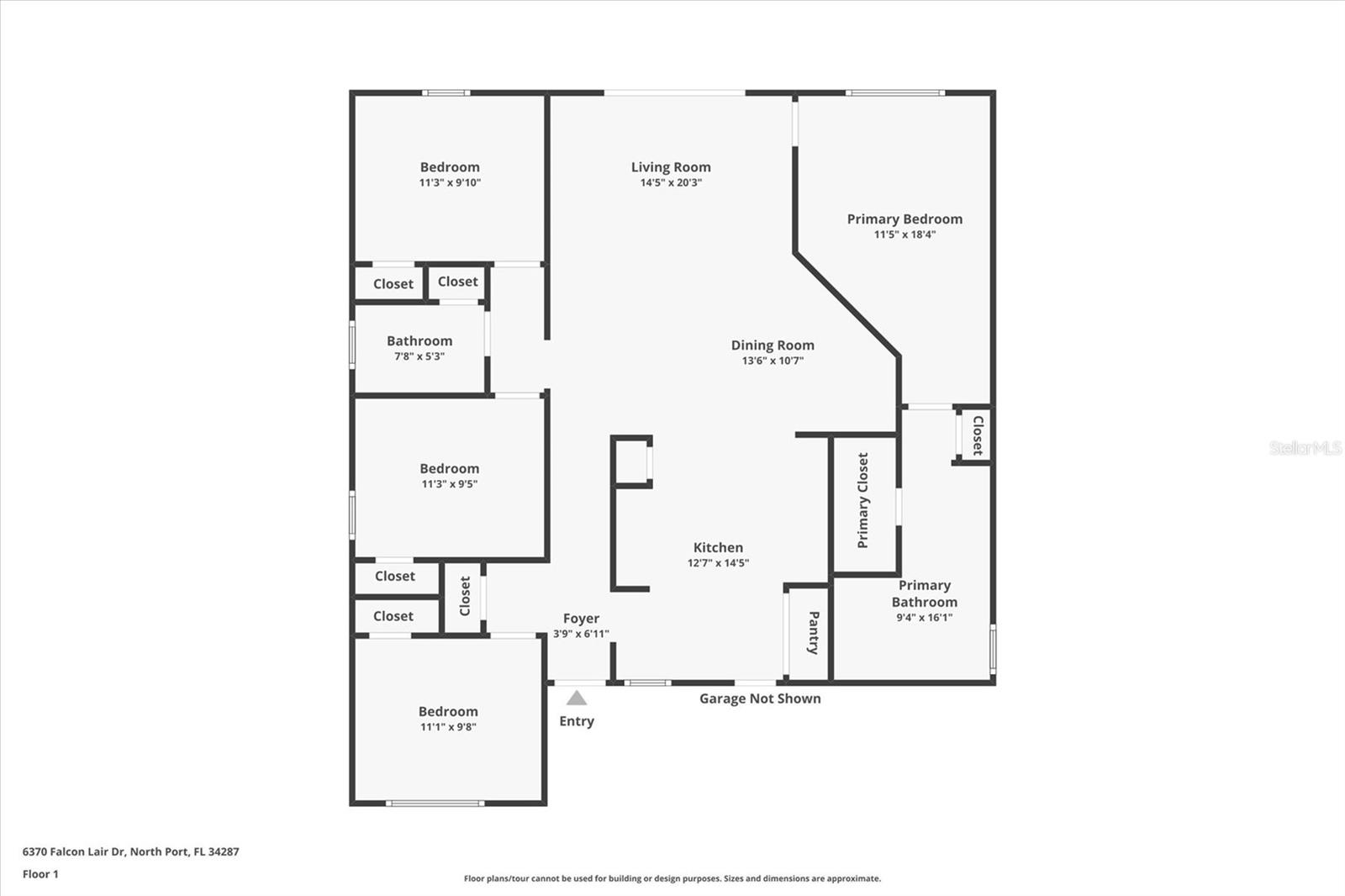 6370 FALCON LAIR DR, NORTH PORT, FL, 34287