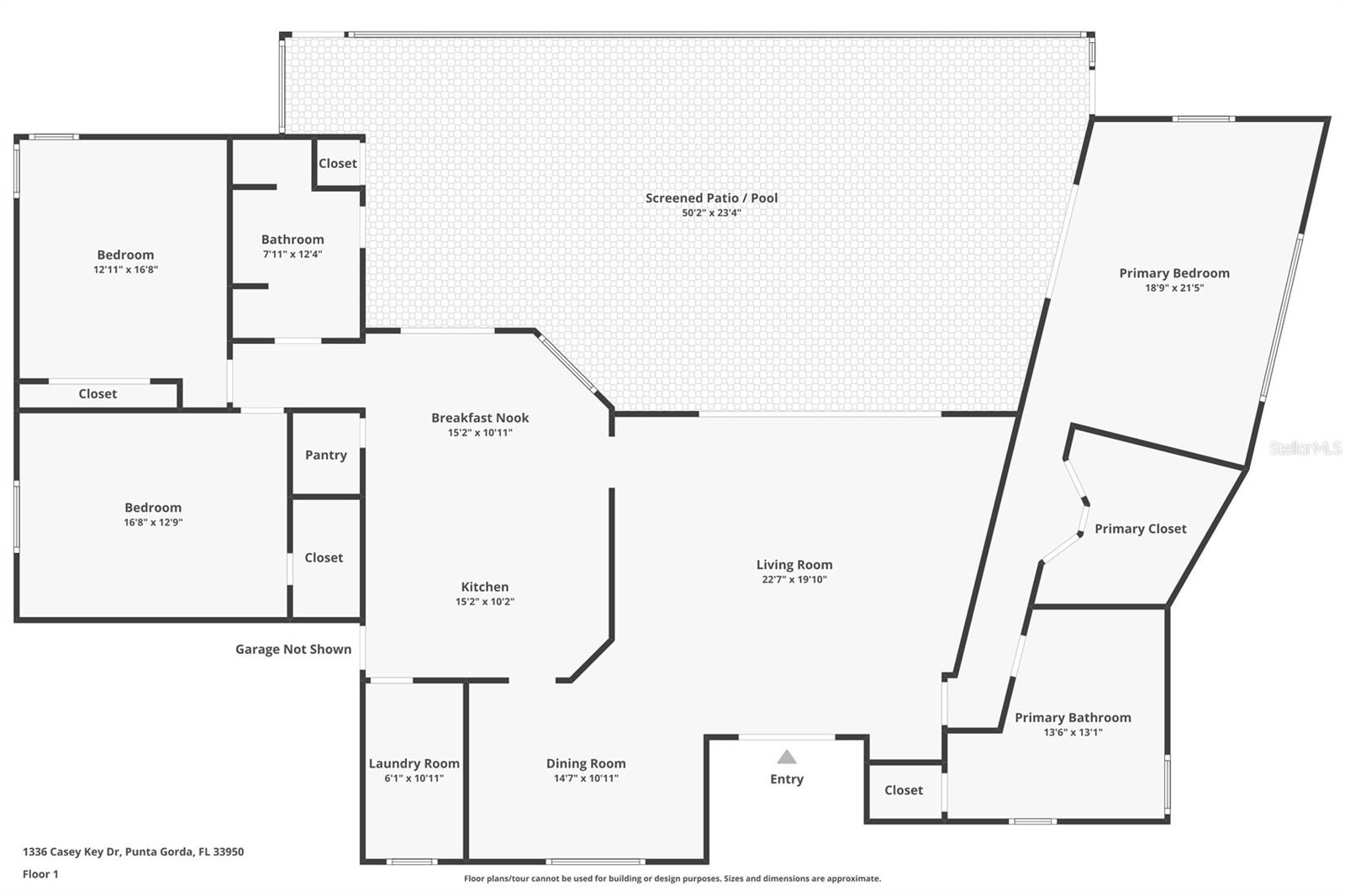 1336 CASEY KEY DR, PUNTA GORDA, FL, 33950