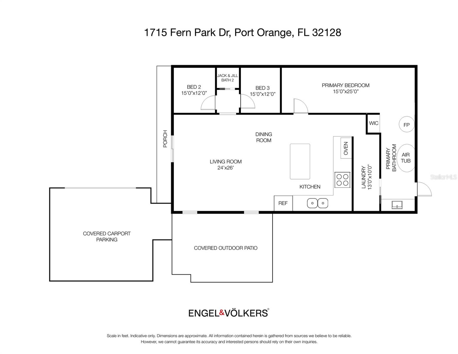 1715 FERN PARK DR, PORT ORANGE, FL, 32128