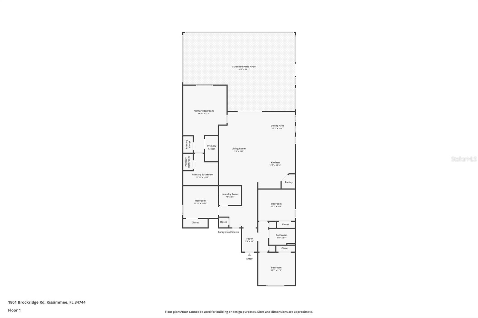 1801 BROCKRIDGE RD, KISSIMMEE, FL, 34744