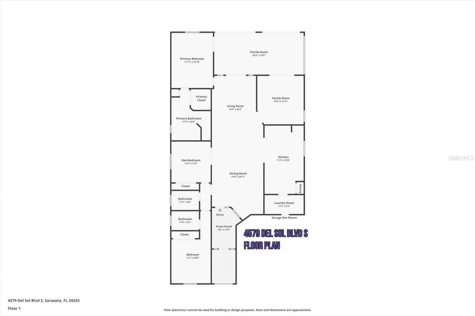 4579 DEL SOL BLVD S, SARASOTA, FL, 34243