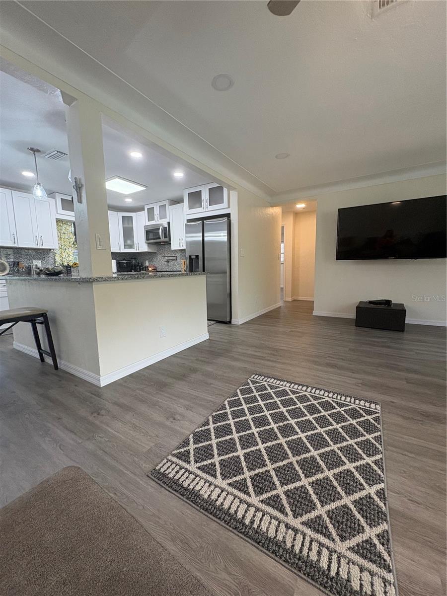 Living Room/Kitchen Open Concept