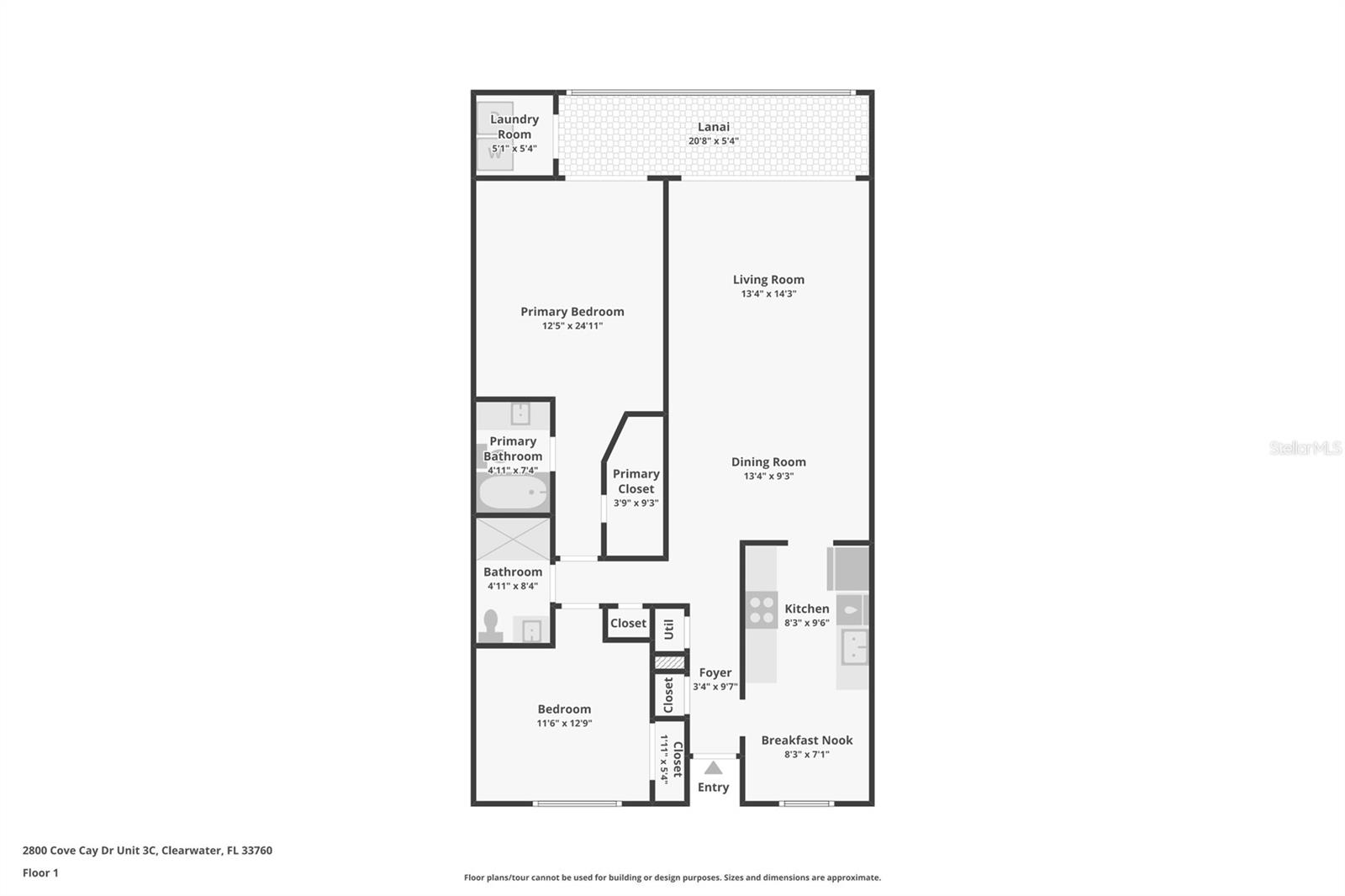 2800 COVE CAY DR #3C, CLEARWATER, FL, 33760