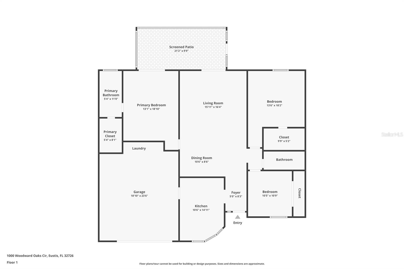 1000 WOODWARD OAKS CIR, EUSTIS, FL, 32726