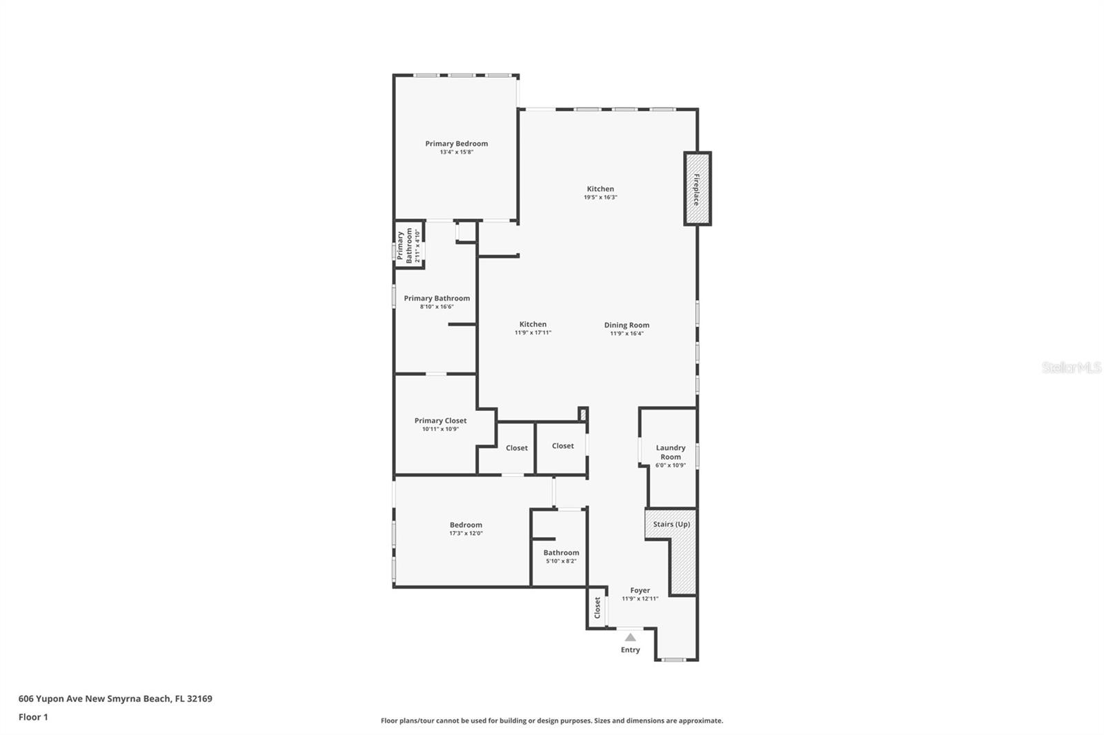 606 YUPON AVE, NEW SMYRNA BEACH, FL, 32169