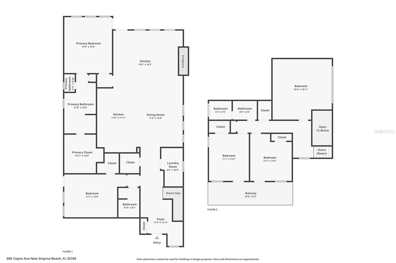 606 YUPON AVE, NEW SMYRNA BEACH, FL, 32169